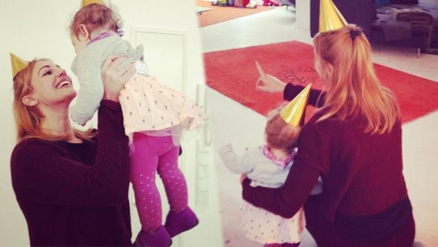 Meryem Üzerli kızının doğum gününü kutladı