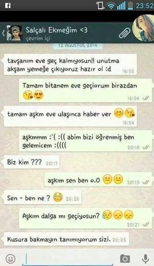 14 Şubat'a özel aşk kokan en komik Whatsapp mesajları
