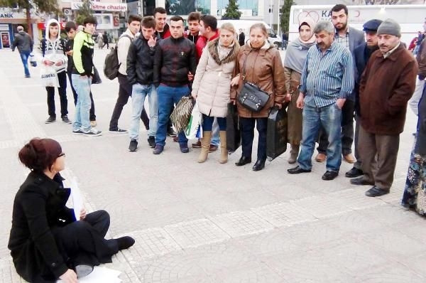 'Özgecan' eylemine destek bulamayınca..