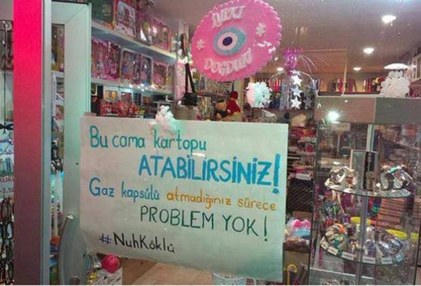 ''Camlarımıza kartopu atmak serbesttir''