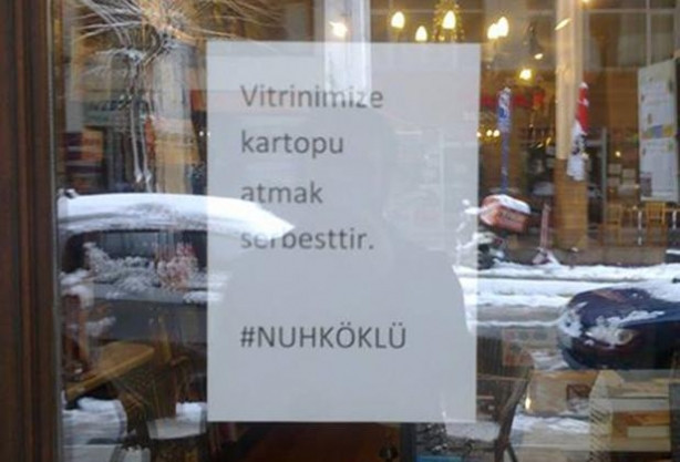 ''Camlarımıza kartopu atmak serbesttir''
