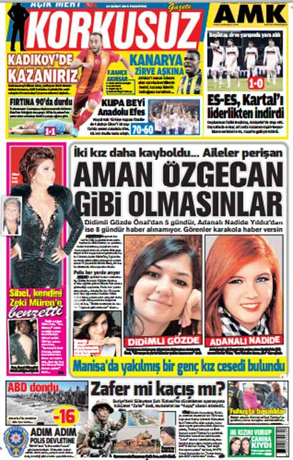 Şah Fırat operasyonunu gazeteler böyle gördü