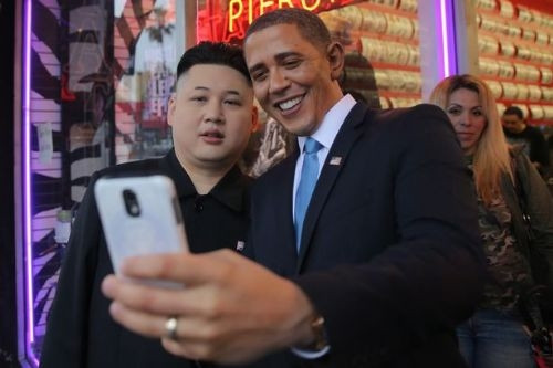 Obama ile Kuzey Kore lideri fotoğraf çekildi
