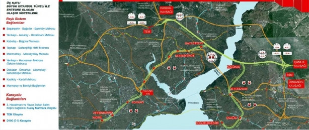 İstanbul'a 3 katlı büyük tünel geliyor