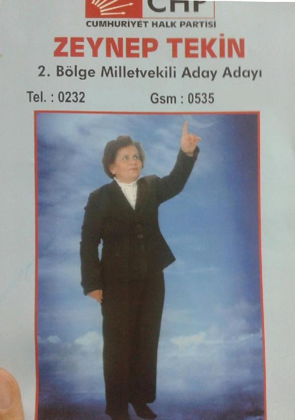 CHP'li aday adayından bulutların üzerinden mesaj