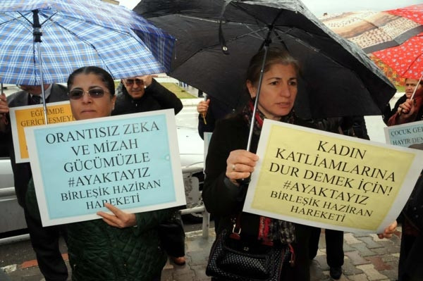 Tokat ayağa kalktı, yağmura rağmen dağılmadılar