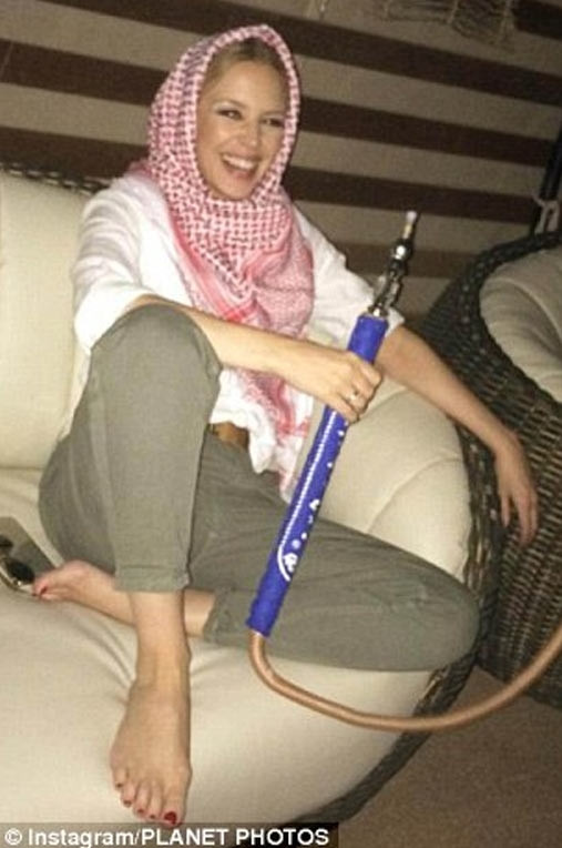 Kylie Minogue'un Dubai tatili