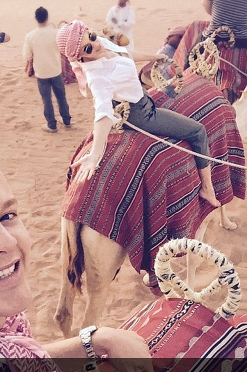 Kylie Minogue'un Dubai tatili