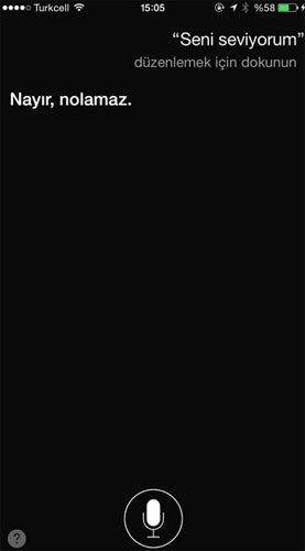 Türklerin Siri ile imtihanı