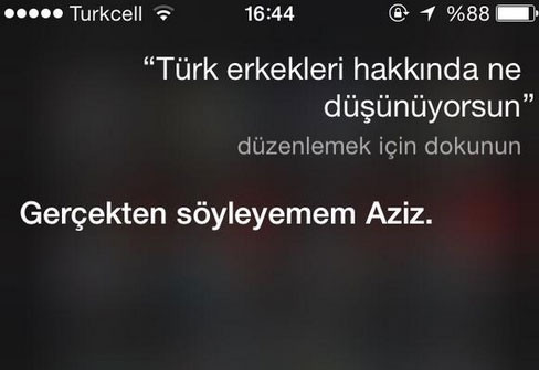 Türklerin Siri ile imtihanı