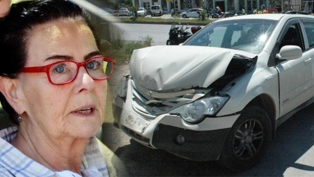 Fatma Girik trafik kazası geçirdi