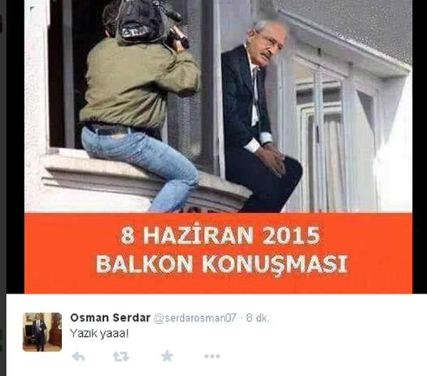 Başmüdürden şaşırtan paylaşımlar