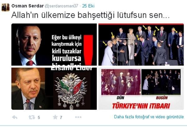Başmüdürden şaşırtan paylaşımlar