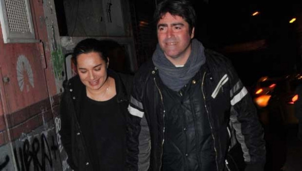Eyşan Özhim sevgilisi Aydın Bulut ile gecelerde