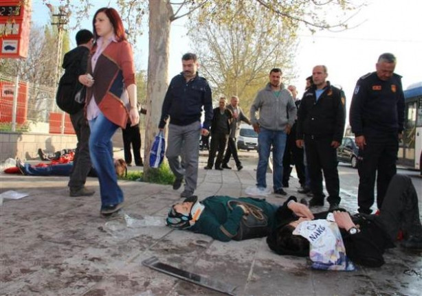 Ankara'da trafik kazası, 15 yaralı