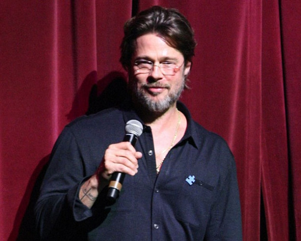 Brad Pitt tanınmaz halde