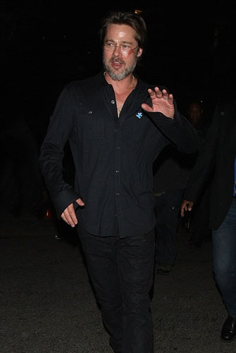Brad Pitt tanınmaz halde
