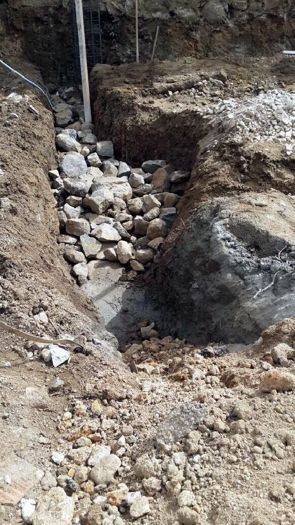 Temel çukurundan tarih çıktı