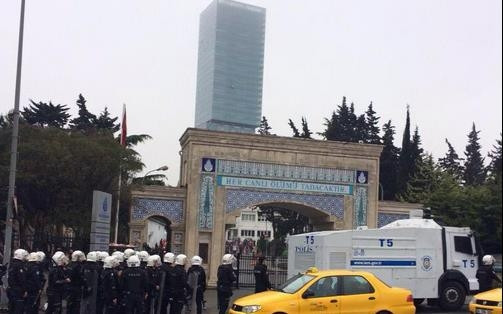 Zincirlikuyu'da gazlı müdahale