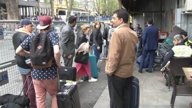 Turistlerin 1 Mayıs'la imtihanı