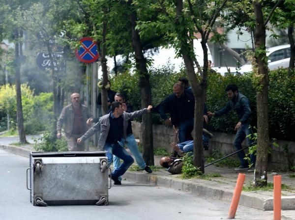 Eylemciye böyle vurdular