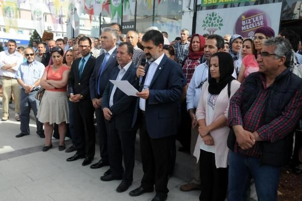 HDP saldırılarına protesto