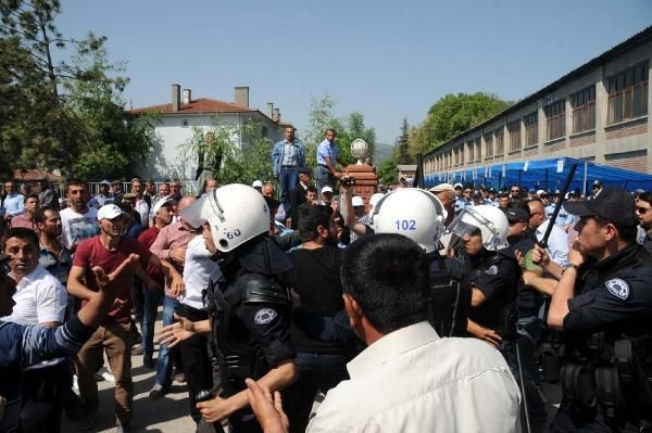 Pancar üreticisinin genel kurulunda olay