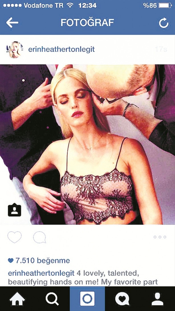 Erin Heatherton İstanbul'da