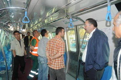 Metroda kullanılacak vagon