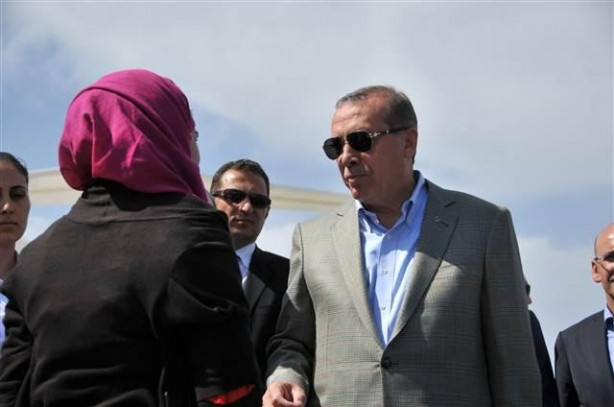 Cumhurbaşkanı Erdoğan driftle karşılandı