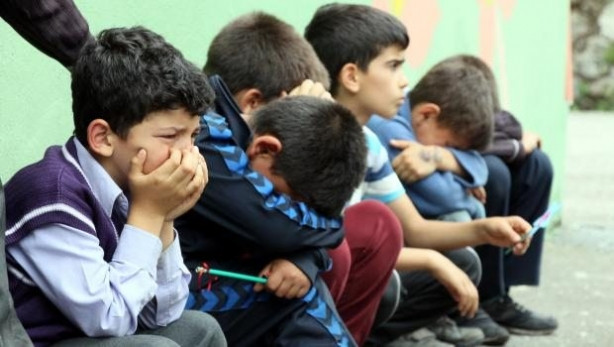 Bisiklet ödüllü yarışmada derece alamayan madenci çocukları ağladı