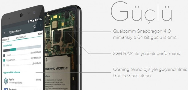 General Mobile Discovery 4G Android One özelikleri büyülüyor