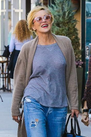 Sharon Stone'un kendine güveni tam