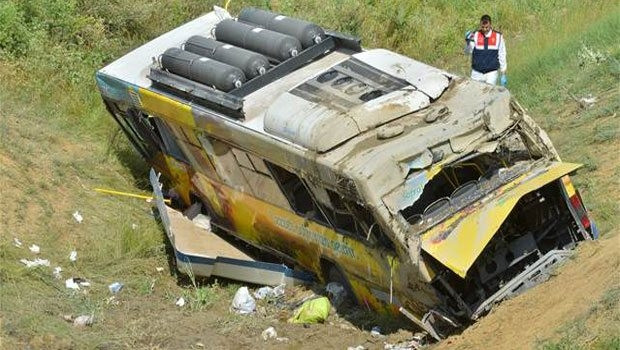 Ankara'da belediye otobüsü kazası