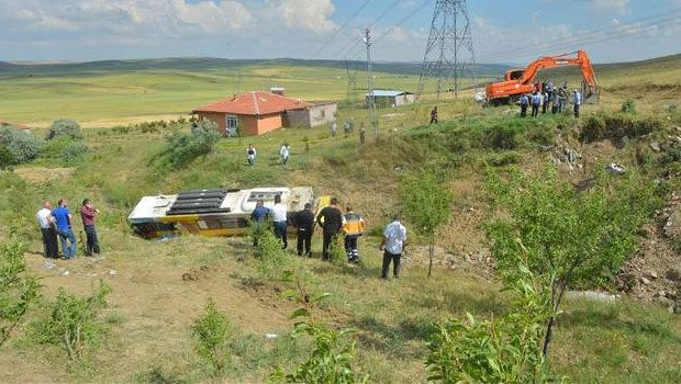 Ankara'da belediye otobüsü kazası