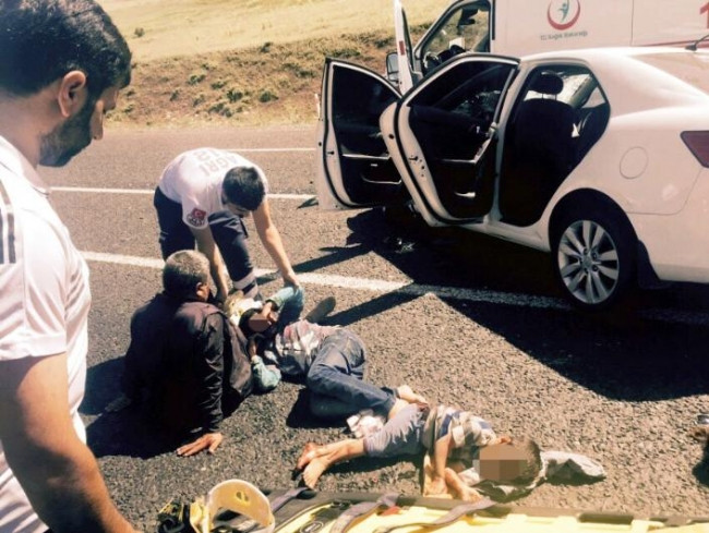 Erzurum'da trafik kazası: 11 yaralı