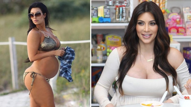 Kim Kardashian ikinci bebeğini gösterdi