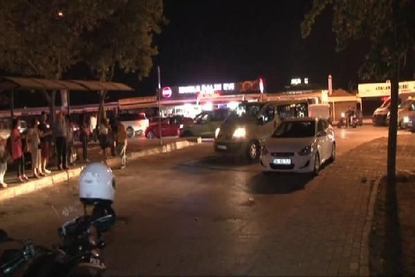 Bostancı'da dolmuş durağında vahşet