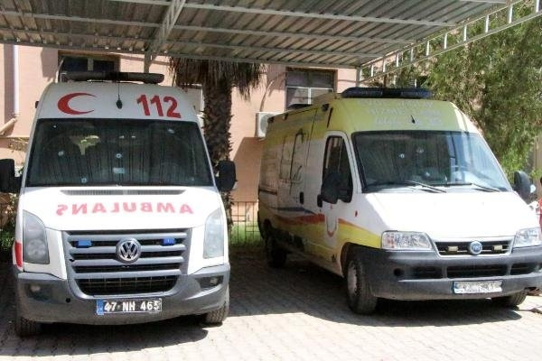 Nusaybin'de ambulanslar uzun namlulu silahla tarandı