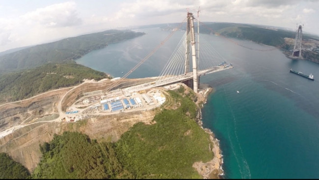3. Boğaz köprüsünde sona yaklaşıldı