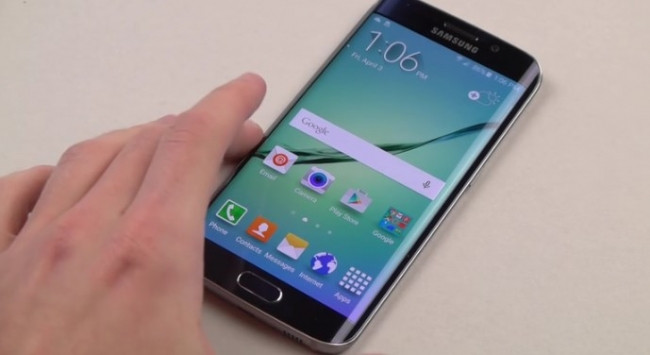 Galaxy S6 Edge bıçak ve çekiç testinde