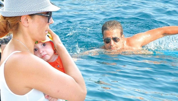 Emrah'ın oğlu Elyesa görüntülendi