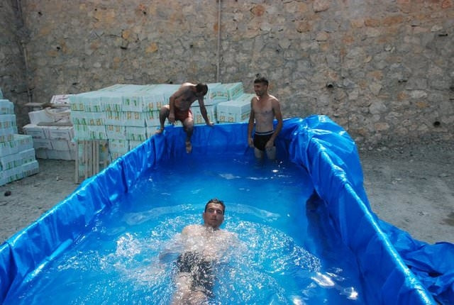 Yurdum insanı havuz sezonunu açtı