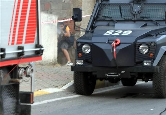 İstanbul'da çatışma anları