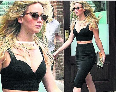 Jennifer Lawrence yardım meleği