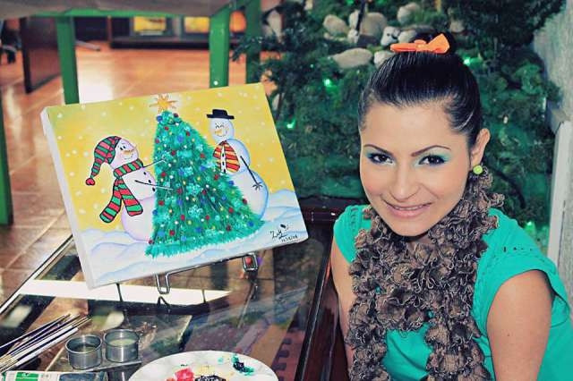 Kolları ve bacakları olmayan ressam