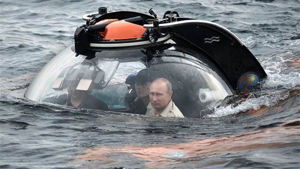 Rusya lideri Putin, Bizans gemisi için Karadeniz'e daldı