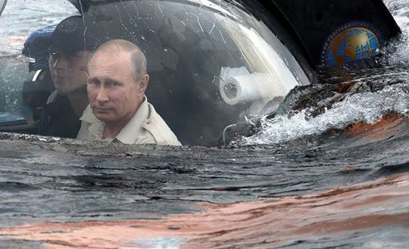 Rusya lideri Putin, Bizans gemisi için Karadeniz'e daldı