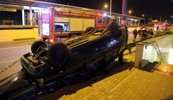 Bursa'da feci kaza