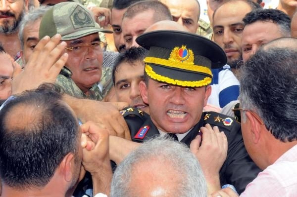 O protestolarda 2 kişi hakaretten tutuklandı